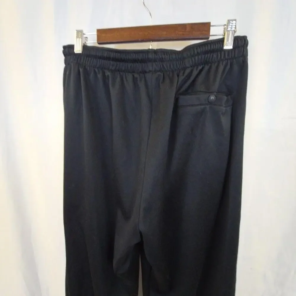 Jordan Track Pants Mens XL Black Red Jogger Drawstring Waist Athletic Cuffed